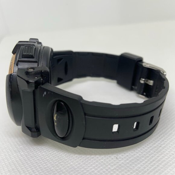 Lavaredo men digital watch black tone 44mm day date alarm chrono running - Picture 4 of 7